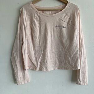 Women's Victoria's Secret Top Size L Pink Long Sleeve